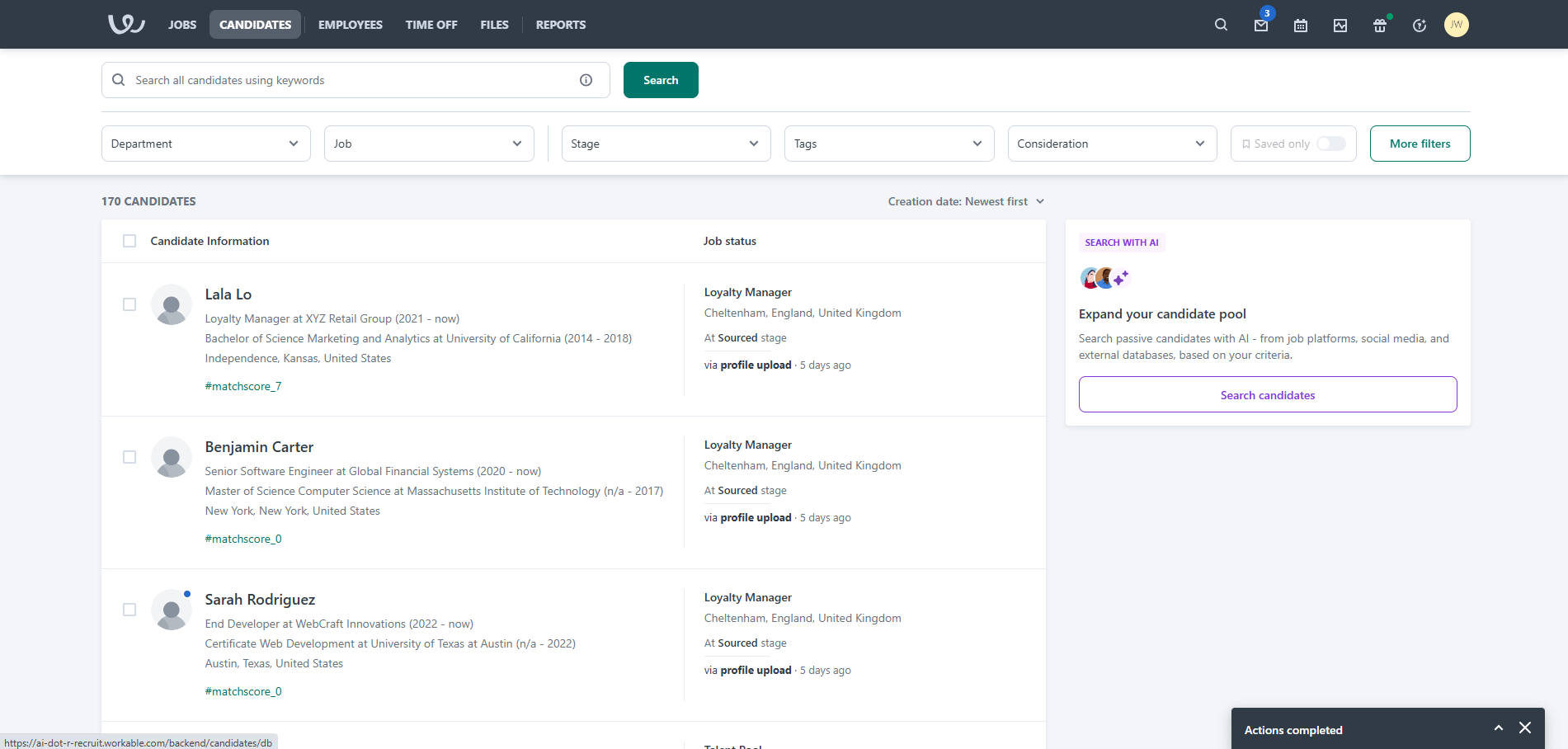 Workable screenshot 1